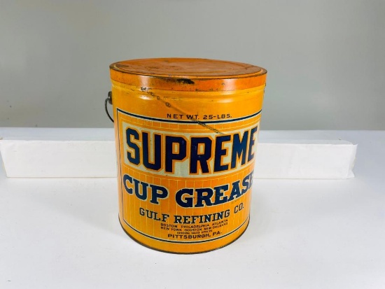 Early Gulf Supreme cup grease 25 lb can