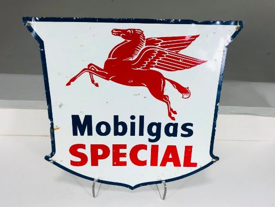 Mobilgas Special Gas Pump Plate