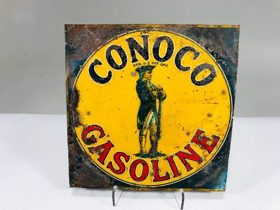 Early Conoco Minute Man Sign