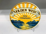 Golden West porcelain pump plate