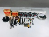 Lot of various car parts, tools and misc