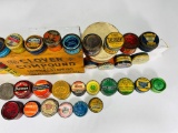 Lot of 23 various automotive related tins and boxes