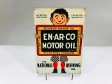 En-Ar-Co Boy With Slate Motor Oil Sign