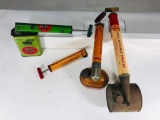 Lot Of 4 Nourse & Shell Fly Spray Pumps