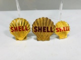 Lot Of 3 Shell Pins & Badges