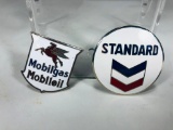 Standard & Mobiloil Mobilgas Attendant Badges