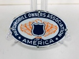 Automobile Owners Association Of America Sign