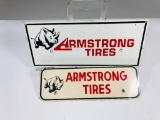 Lot of two Armstrong Tires SST signs