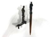 Lincoln Letter opener and meter topper