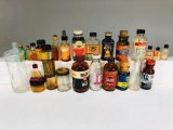 Lot of 26 various automotive glass bottles