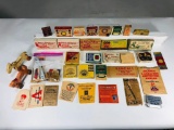 Large lot of automotive related paper smalls and candles