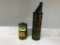 Pair Of Early Texaco Cans