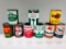Lot Of 9 Various Quart Oil Cans