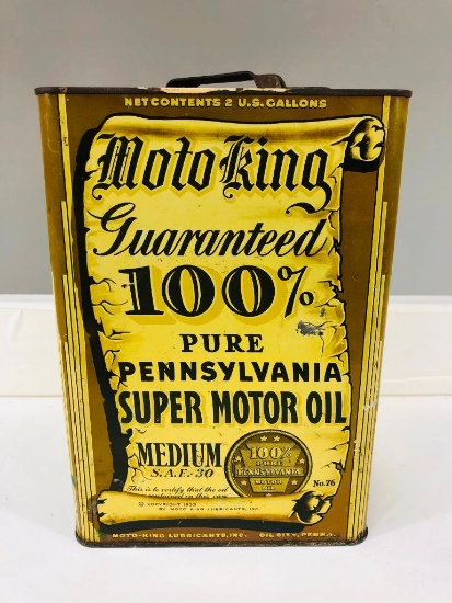 Moto-King Motor Oil Can