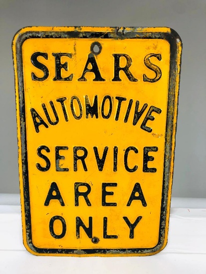 Sears Automotive Service Area Sign