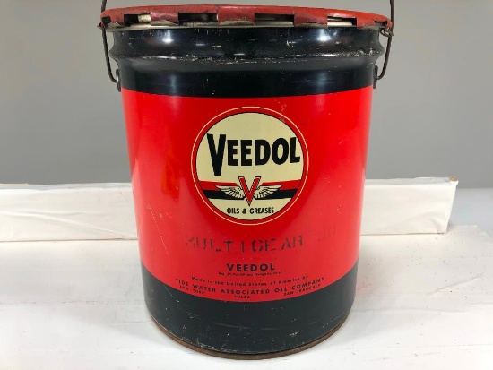 Veedol 5 Gallon Oils And Greases Can