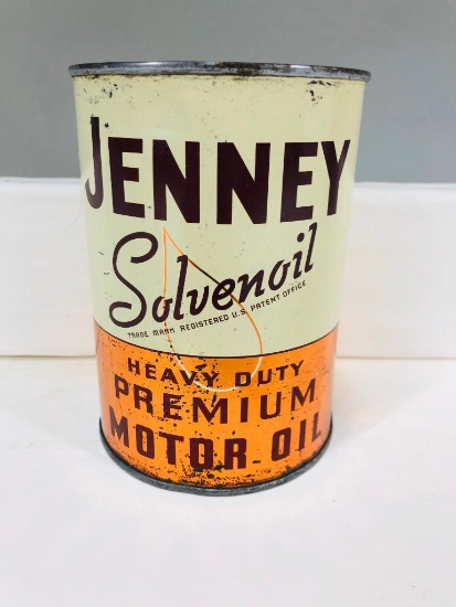 Jenney Solvenoil Quart Oil Can
