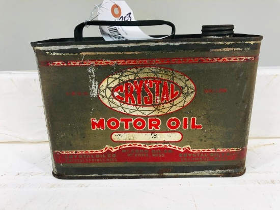Crystal Half Gallon Oil Can
