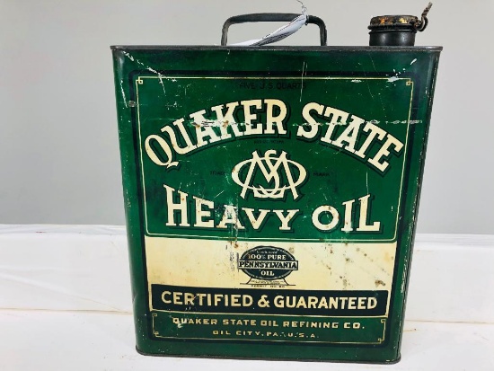 Quaker State 5 Quart Oil Can
