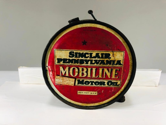 Sinclair Mobiline Rocker 5 Gallon Oil Can