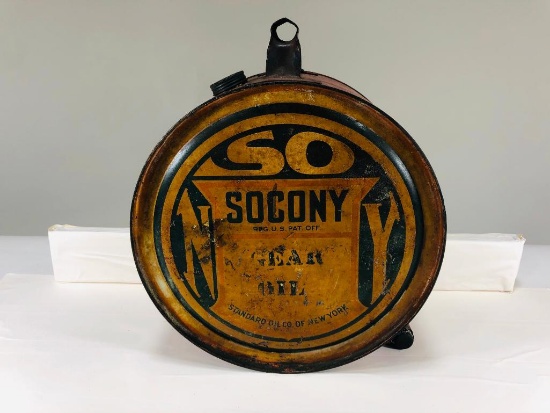 Socony Rocker 5 Gallon Oil Can