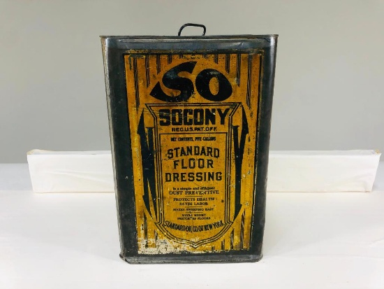 Socony Floor Dressing 5 Gallon Can