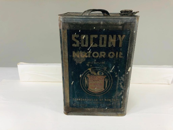 Socony 5 Gallon Oil Can