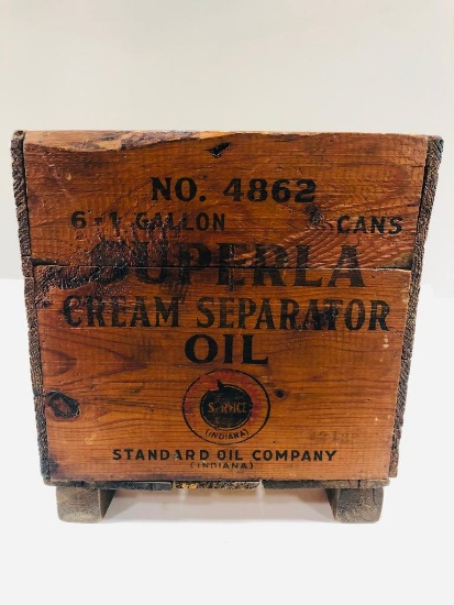 Standard Oil Superla Cream Separator Crate
