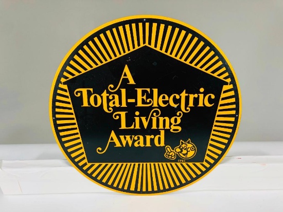 Reddi Kilowatt Electric Living Award Sign