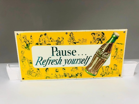 Coca Cola Refresh Yourself Sign