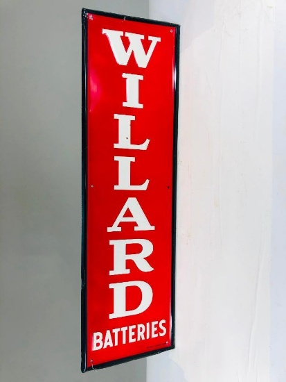 Willard Batteries Tin Sign