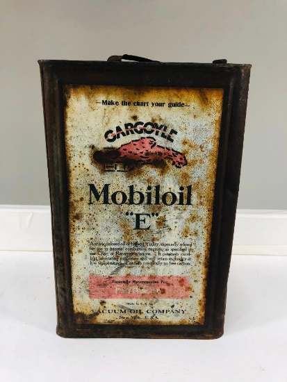 Mobilioil Gargoyle Oil Can
