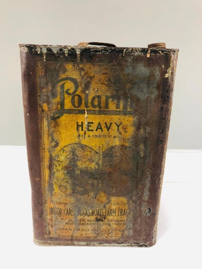 Early Standard Polarine Oil Can
