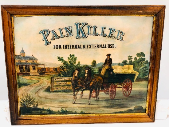 Perry Davis Pain Killer Sign