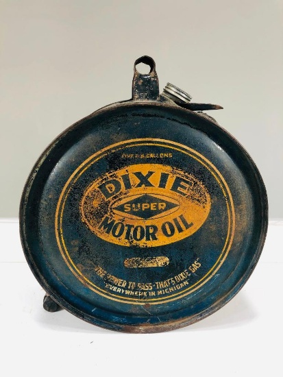 Dixie Motor Oil Can