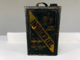 Early Rare Invader 5 Gallon Oil Can