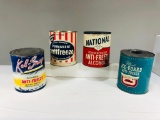 Lot Of 4 Various Antifreeze One Gallon Cans
