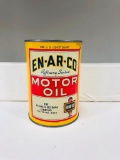 National Enarco Motor Oil Quart Can