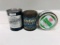 Lot of 3 Various grease Cans