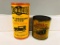 Lot Of 2 Early Dressing Cans