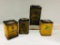 Lot Of 4 Various 5 & 10 Lb Grease Cans