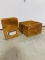 Two Early Pure And Texaco Wood Crates