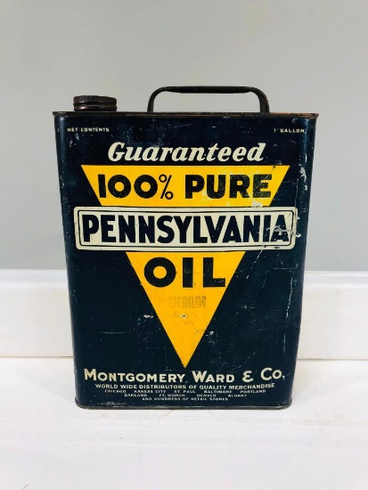 Montgomery Ward One Gallon Oil Can