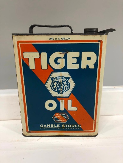 Tiger One Gallon Oil Can