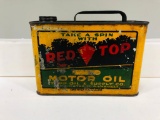 Red Top Motor Oil Can