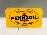 Pennzoil Safe Lubrication Rack Sign