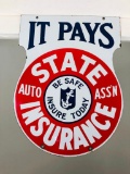 State Insurance Auto Association Sign