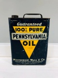 Montgomery Ward One Gallon Oil Can