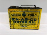 Enarco Special For Fords Half Gallon Oil Can