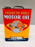 Around The World Enarco 2 Gallon Oil Can